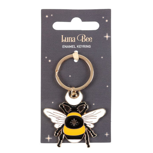 Schlüsselanhänger Beekeeper · Biene & Mond