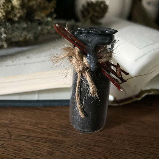 Spell Jar Schwarzes Salz Talisman Hexensalz