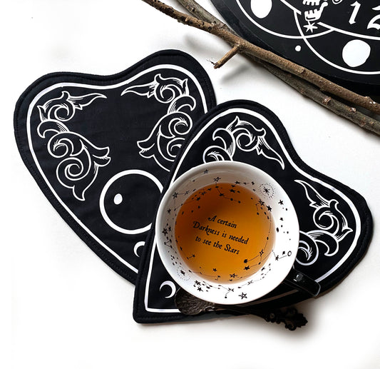 Mug Rugs Untersetzer Planchette Halloween
