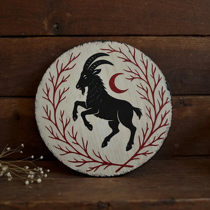 Holzschild Black Phillip’s Mark Woodsbound