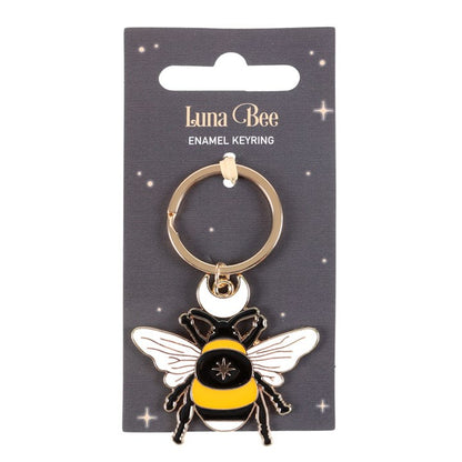 Schlüsselanhänger Beekeeper · Biene & Mond