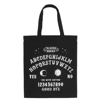 Stoffbeutel Spirit Board schwarz gothic Tragetasche