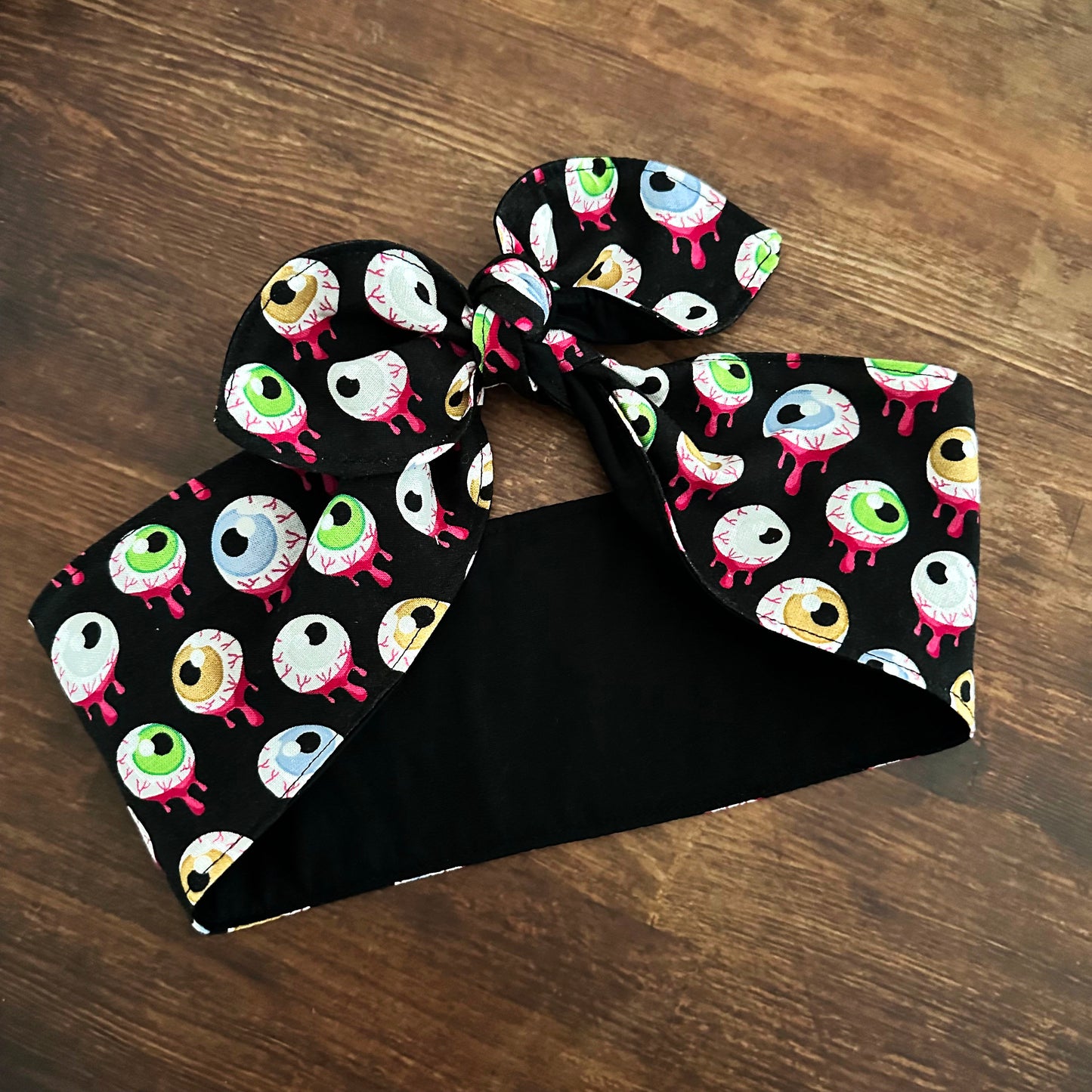 Haarband Eyeballs Halloween Bandana spooky Rockabilly