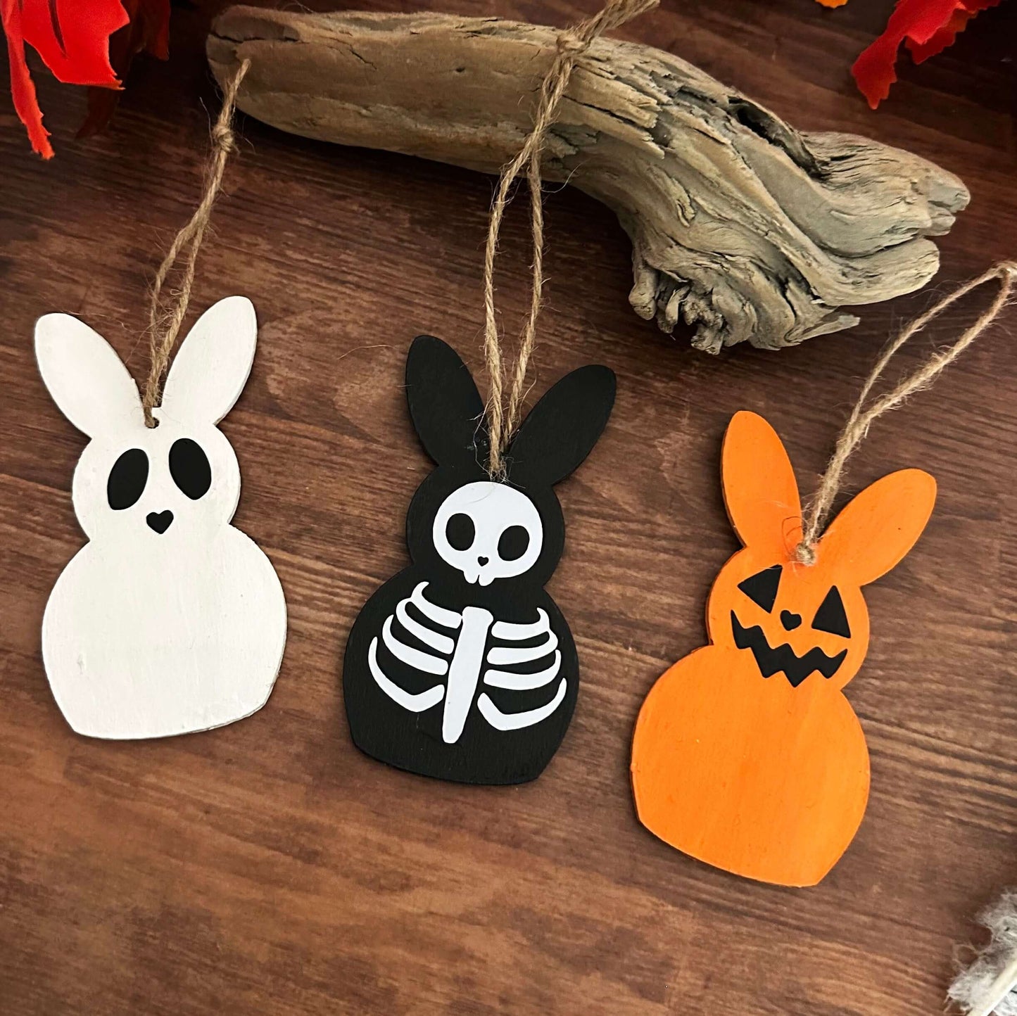 Easterween Holz-Anhänger Hase
