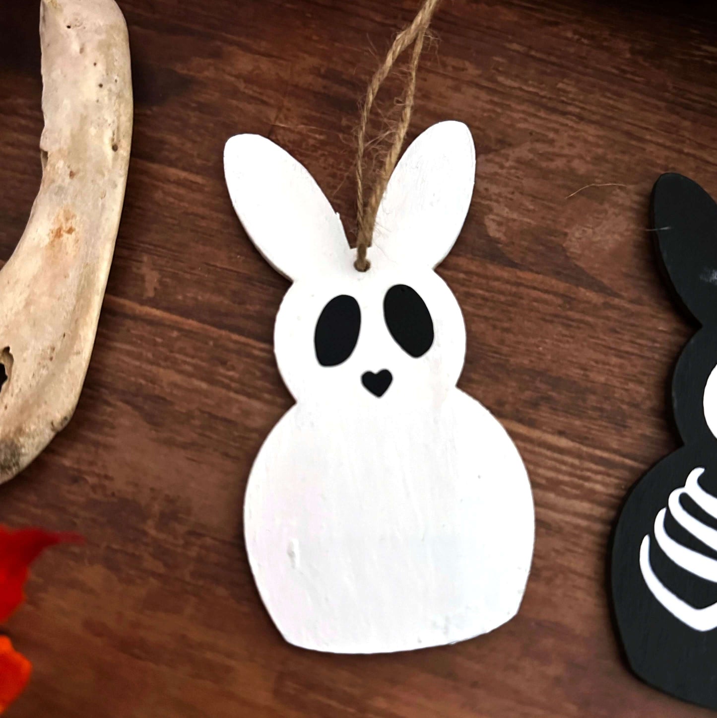 Easterween Holz-Anhänger Hase