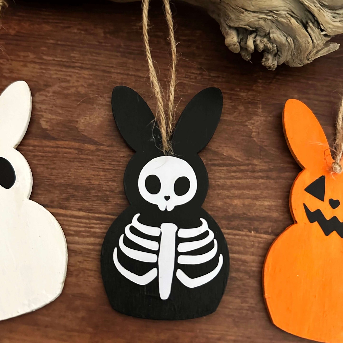 Easterween Holz-Anhänger Hase