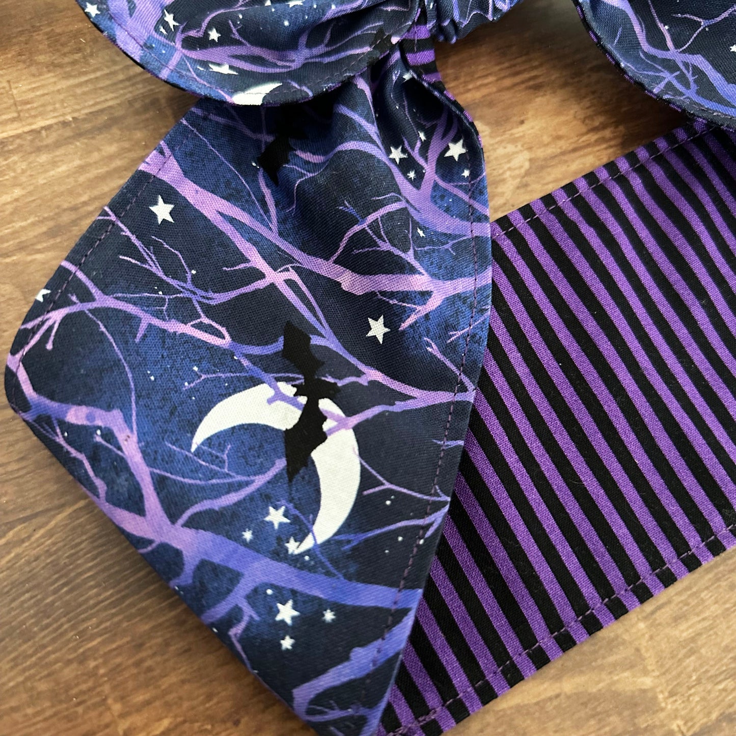 Haarband Halloween Midnight Bats violet