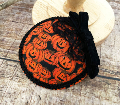 Fascinator Kürbisse Headpiece Halloween
