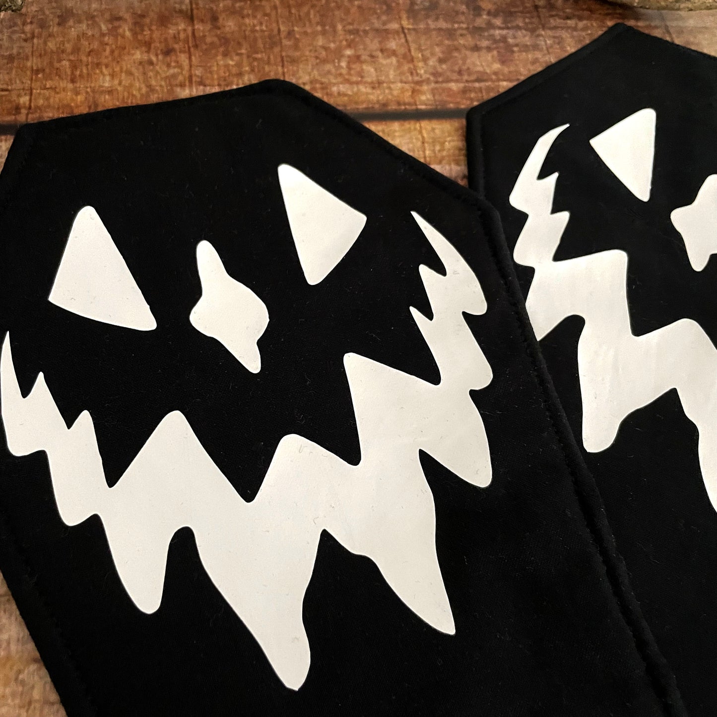 Mug Rugs Untersetzer Coffin Pumpkin Platzdeckchen gothic