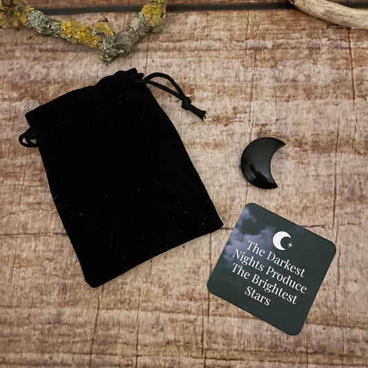 The Darkest Night schwarzer Obsidian Mond