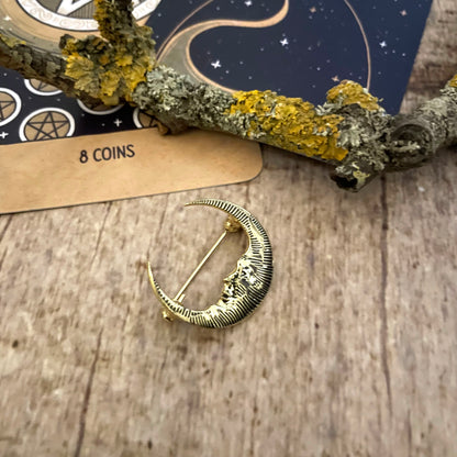 Brosche Fable England Celestial Moon
