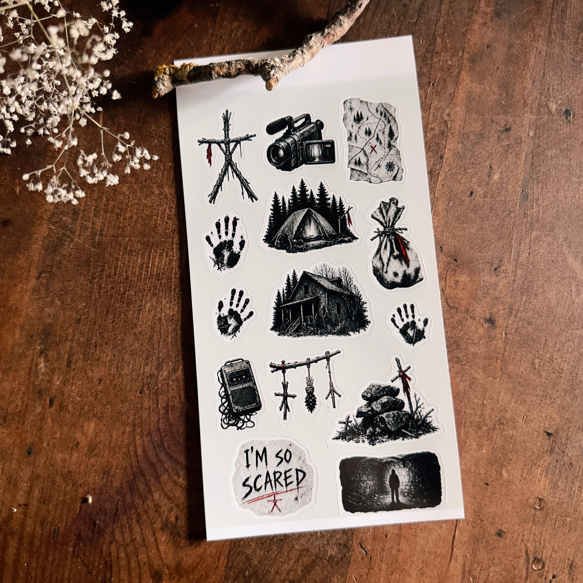 Sticker Sheet Witchy Halloween