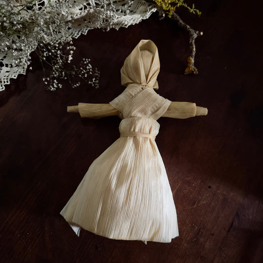Corn Husk Doll Maispuppe Erntefest Herbst