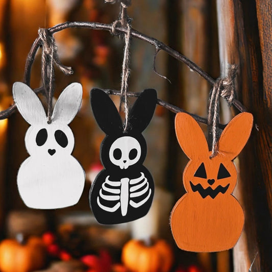 Easterween Holz-Anhänger Hase