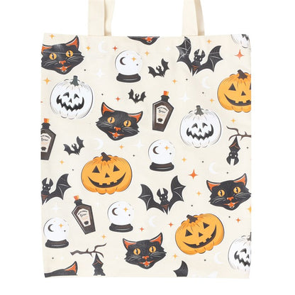 Stoffbeutel Spooky Halloween Tragetasche