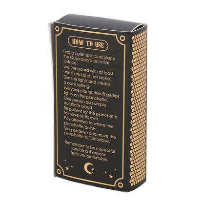 Mini Talking Board mit Planchette für unterwegs
