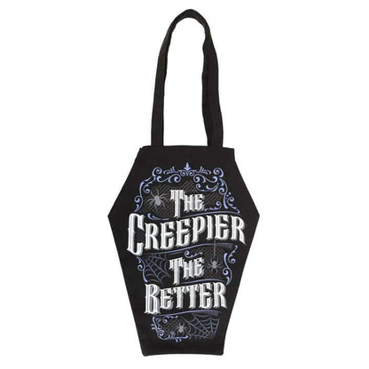 Stoffbeutel The Creepier the The Better Sarg Tragetasche