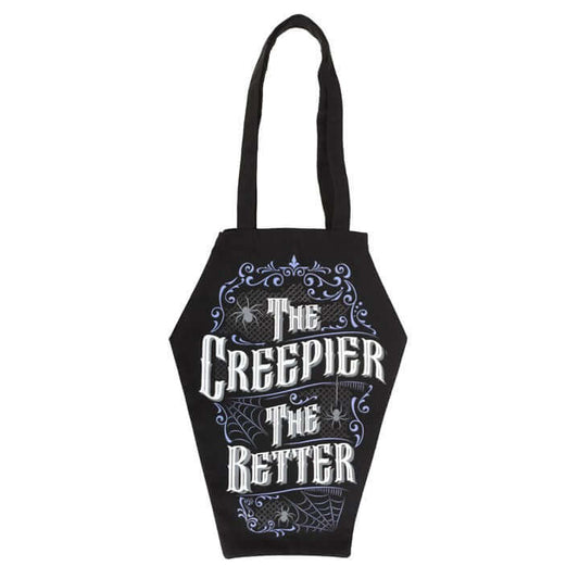 Stoffbeutel The Creepier the The Better Sarg Tragetasche