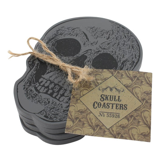 Untersetzer Totenköpfe Skulls Coaster 4er Set