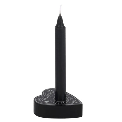Kerzenhalter Talking Board schwarz Ritualkerze Witch