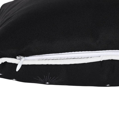 Kissen Triple Moon Quasten gothic schwarz weiß