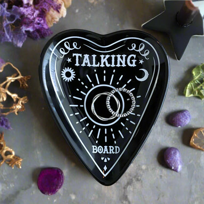 Schmuckschale Schälchen Planchette schwarz gothic