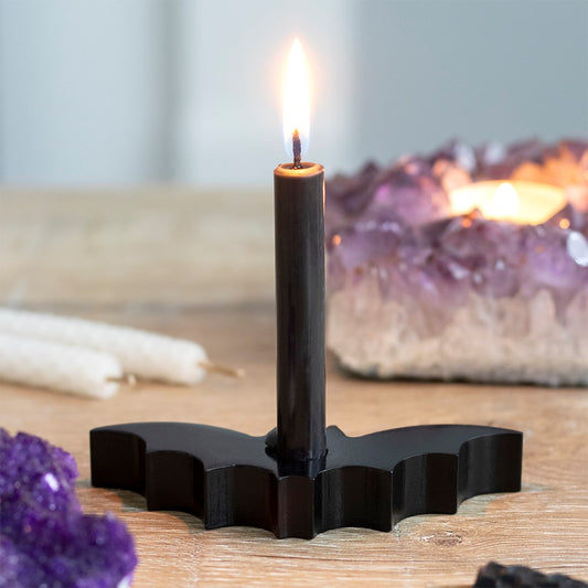 Kerzenhalter Fledermaus schwarz Ritualkerze Witch