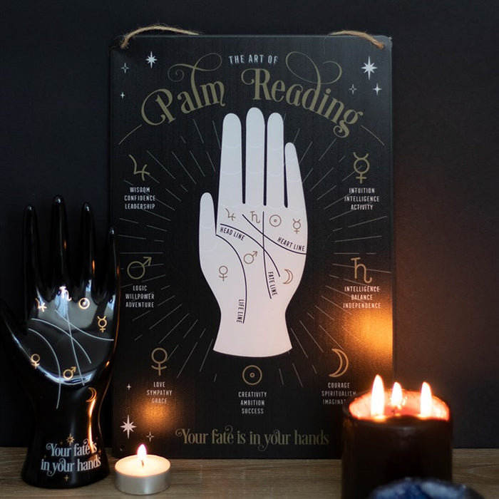Decorative Sign Metal Sign Palm Reader Palm Reading
