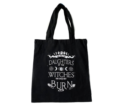 Stoffbeutel We are the daughters of the witches you could not burn schwarz gothic